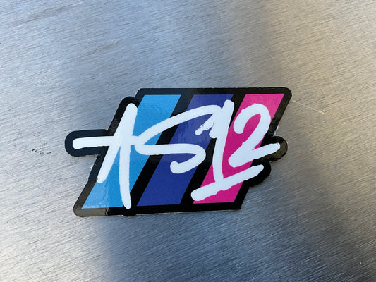 AS12 M Stripe Sticker