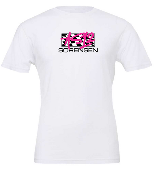 Finish Line Tee White