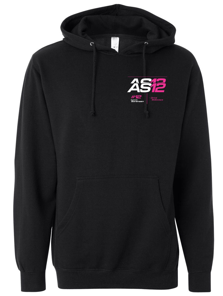 Amanda Car Graphic Hoodie Black
