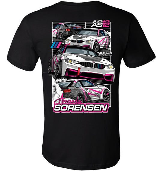 Amanda Car Graphic Tee Black